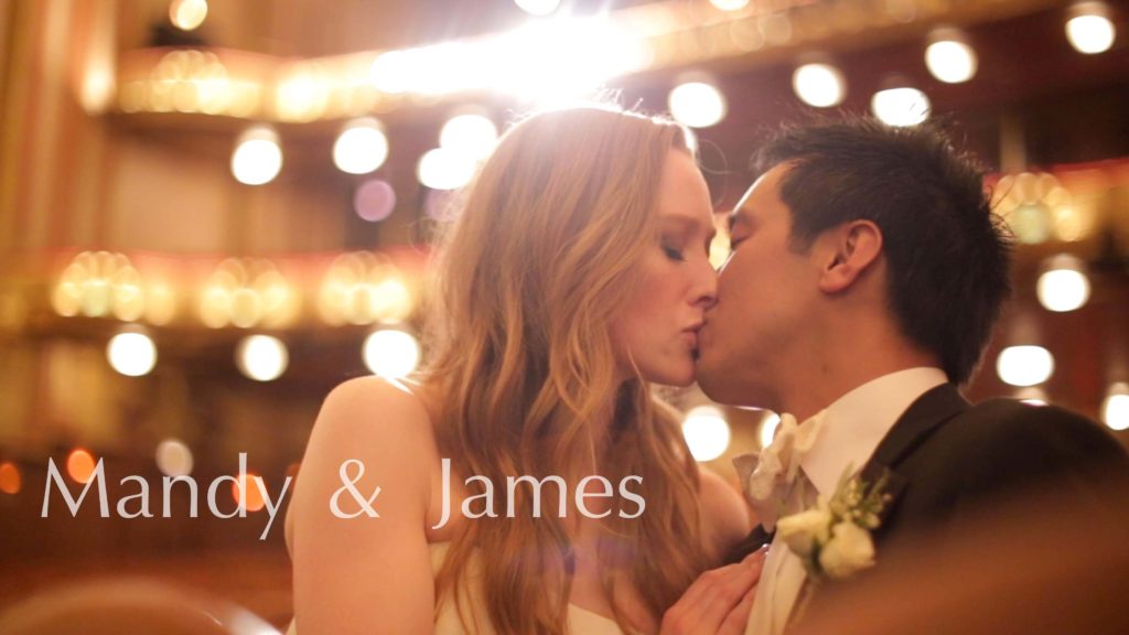 Mandy and James's wedding highlights at the Lyric Opera of Chicago.