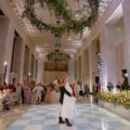 Married couple dancing at the wedding in Old Post office Chicago