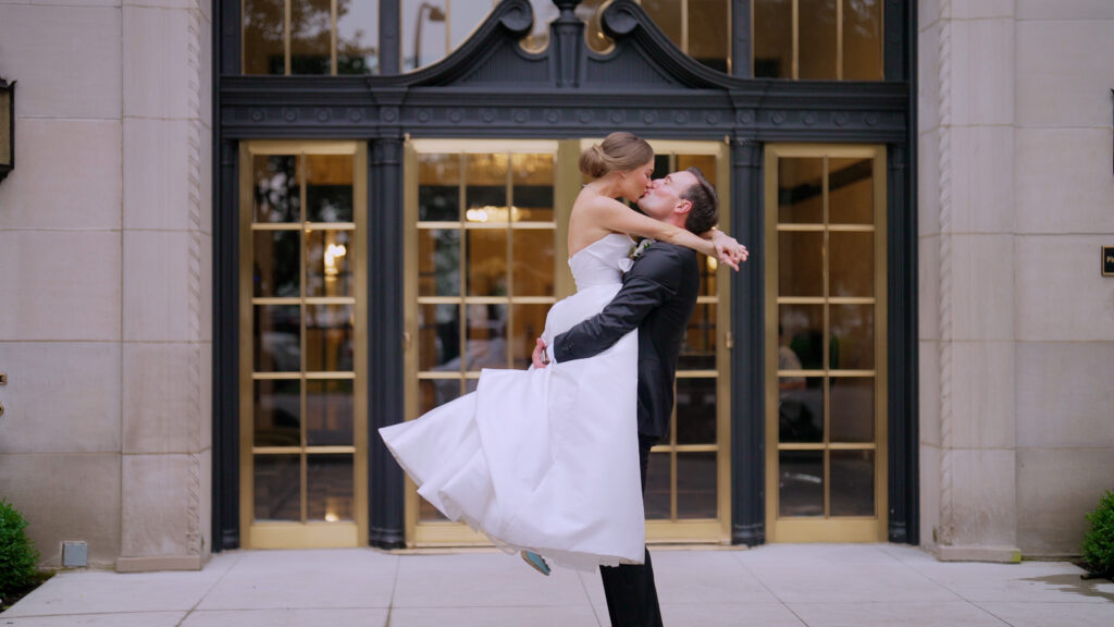 Photo session of Kristen and Kyle by 312 Film and Kent Drake Photo.
