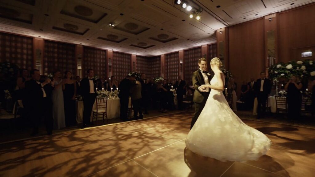 Father-daughter dance at the Peninsula Chicago hotel.