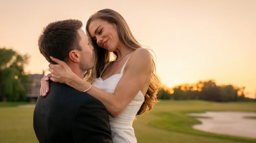 Meghan and Matt's elegant wedding in June took place at the Club at Wynstone.