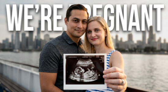 Ken & Valerie's Baby Announcement Video on Lake Michigan | 312FILMS